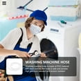 thumbnail image 3 of MasteelfCA 1 Set Washing Machine Hose Washer Washing Machine Water Inlet PVC Hose with Clamps, 3 of 8