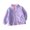 Purple, variant on THDHVS Toddler Fleece Jacket,Unisex Kids Solid Fleece Zip Up Jacket Long Sleeve Casual Sport Fall Warm Outerwear,Girls Winter Coat White 2-3 Years