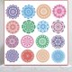 thumbnail image 2 of Plantilla de pintura para niños, grafiti, mandala, hueco, tablero de copia, pintura de pared, decoración, bricolaje, plantilla hueca, 2 of 6