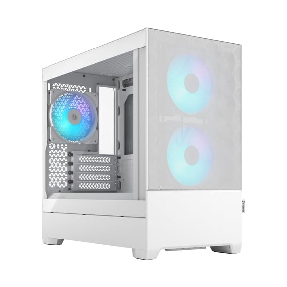 Gabinete PC Fractal Design Pop Mini Air RGB Blanco con Vidrio Templado