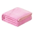 thumbnail image 3 of Fleece Blankets-Bed Blanket Soft Lightweight Plush Fuzzy Cozy Luxury Microfiber(Pink,59*78Inch), 3 of 3