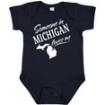 thumbnail image 3 of Inktastic Someone in Michigan Loves Me Boys or Girls Baby Bodysuit, 3 of 5