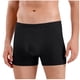 thumbnail image 2 of Ceisia Men's Solid Cotton Mid-Rise Boxer Briefs High Elasticity Plus Size Underwear Black XXXXL Gifts, 2 of 6