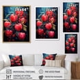 thumbnail image 4 of Designart "Red Apple Blossom composition" Farm Floater Framed Canvas Wall Art, 4 of 7
