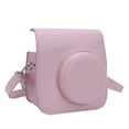 thumbnail image 3 of Funda protectora de cuero sintético para minicámara con correa ajustable para el hombro para cámara Instax Mini 7+ (rosa), 3 of 14