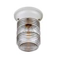 thumbnail image 1 of Acclaim 101WH Builder's Choice Collection 1-Light Ceiling Mount Outdoor Light Fixture, Gloss White, 1 of 1