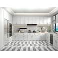 thumbnail image 6 of White shaker Solid Wood Double Doors Wall Cabinet 2 Doors and 2 Shelves for Kitchen Storage, Bathroom Storage, Laundry,Adjustable Shelves Ready to Assemble(24"W×12"D×36"H), 6 of 6