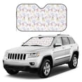 thumbnail image 4 of Bingfone Hand Drawn Rabbit Car Windshield Sunshade,Sun Foldable Sun Shield Sun Visor for Car - Medium, 4 of 8