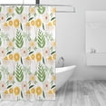 thumbnail image 3 of XMXY Blooming Daisies Pattern Long Shower Curtains, Waterproof Weighted Thick Bathroom Curtain with 12 Iron Hook, 72x72 Inch, 3 of 8