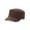 Coffee, variant on Unisex Hat Flat Top Long Brim Decorative Sunscreen Baseball Plain Cap Headwear