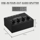 thumbnail image 2 of Amplificador de audio LYNEPAUAIO Amplificador de Audio Estéreo de 1 entrada y 4 salidas Distribuidor de señal de amplificador Entrada de 1 canal Interfaz RCA de 4 canales Ajuste de volumen independien LINEPAUAIO  Amplificador de audio, 2 of 6