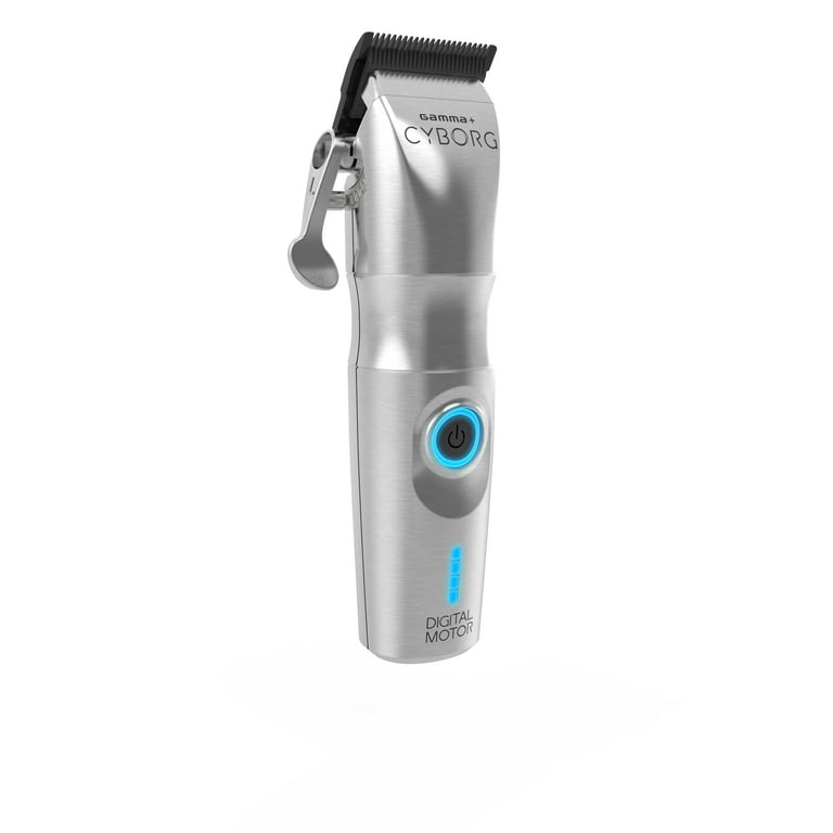 GAMMA+ Cyborg Professional Metal Hair Clipper, Adjustable, Battery