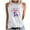 Women casual White tank tops, variant on HAPIMO Women's Summer Tank Tops O-Neck Blouse Sleeveless Shirts for Girls Solid Color Print Tops Casual Slim Fit Camis Vest Daily Basic Camisole White XXL