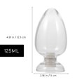 thumbnail image 2 of 125ml Glass Conical Flask with Stopper - Laboratory Bottle for Chemistry, Science Experiments, Lab Use, 2 of 6