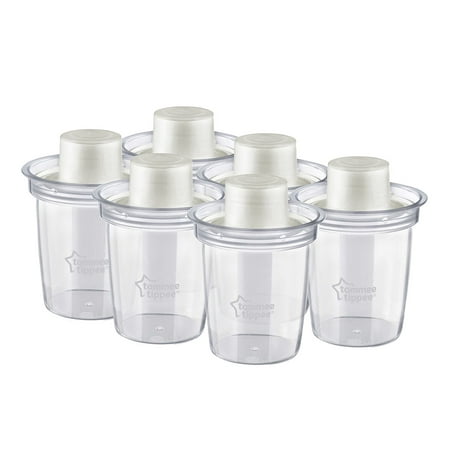 Tommee Tippee Closer To Nature Milk Powder Dispensers x 6, Ideal for travel or when you are out and about. By Tomme (Best Formula Dispenser For Travel)