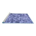 thumbnail image 2 of Ahgly Company Machine Washable Indoor Rectangle Abstract Blue Modern Area Rugs, 5' x 7', 2 of 4