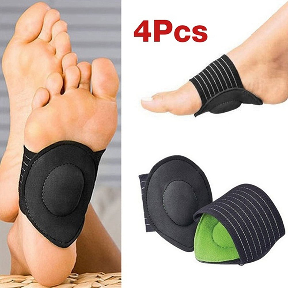 2 Pairs Arch Support Plantar Fasciitis Fallen Arches Heel Pain Relief Cushion 