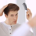 thumbnail image 5 of Women Fashion Wide Tooth Detangling Comb Shower Flexible Comb Wide Spacing Teeth Comb Antis Static Detangling Shampoo Comb, 5 of 5