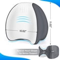thumbnail image 2 of Knee Pillow for Side Sleepers, Leg with Cooling Cover, Memory Foam Sleeping, Heart-Shape Cushion Hip, Back & Sciatica Pain Relief, Grey, 2 of 4