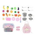 thumbnail image 4 of LYUMO Kids Kitchen Pretend Play Toys Stainless Steel Play Cookware Cooking Utensil Set,Play Cooking Set,Cooking Utensil Play Set, 4 of 8