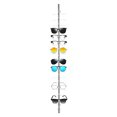 thumbnail image 5 of Modern Eyeglasses Display Stand, Wall-Mounted with 16 Holders, Sleek Silver Aluminum Alloy Frame, Multi-Tiered Design for Displaying Eyewear in Style, 5 of 7