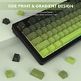 thumbnail image 4 of ATTACK SHARK M87PRO TKL Wireless Mechanical Gaming Keyboard, BT5.0/2.4G/USB-C Wired Hot Swap RGB Keyboard 80% US Layout, Linear White Switches Gradient Side Print PBT Keycap for PC Mac, 4 of 9