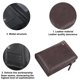thumbnail image 3 of Carteras de cuero para hombres Cartera corta con bolsillo con cremallera Monederos para hombres Titulares de tarjetas de crédito, 3 of 5