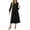 Black, variant on Long Sleeve Dresses for Women 2026 Round Neck Wedding Guest A-Line Maxi Dresses Elegant Polka Dots Pretty Party Long Dress Black S