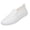 White, variant on Yungyresw Women Flat Shoes Solid Color Closed Toe Slip on Fashion Casual Shoes Outdoor Comfortable Low Cut Hike Footwear Black 36