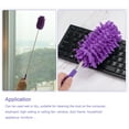 thumbnail image 5 of Uxcell 11" to 31" Chenille Cleaning Duster, Washable Extendable Brush Purple 2Pack, 5 of 5