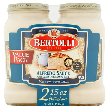 Bertolli Alfredo with Aged Parmesan Cheese Pasta Sauce 15 oz. (Pack of (Best Cheese For Alfredo Sauce)