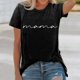 thumbnail image 1 of MKLEKYY Playeras Camisetas Casuales De Moda Para Mujer, Con Cuello Redondo, Estampadas, De Verano, De Manga Corta, Holgadas E Informales Talla M, 1 of 3