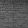 thumbnail image 1 of Ahgly Company Machine Washable Indoor Square Abstract Gray Modern Area Rugs, 4' Square, 1 of 4