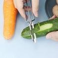 thumbnail image 4 of Premium Stainless Steel Peelers Set of 2 16 cm Suitable for All Vegetables, 4 of 9