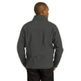 thumbnail image 2 of Port Authority Core Soft Shell Jacket J317 - Black Charcoal Heather - L, 2 of 4