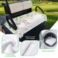thumbnail image 5 of Golf Cart Seat Covers for 2 Seater,Summer Eucalyptus Leaves Soft Microfiber Cart Seat Towel Blanket,Spring Green Botanical Absorbent Breathable Non Slip Bench Seats Protector for Golf Course 51"x31", 5 of 9