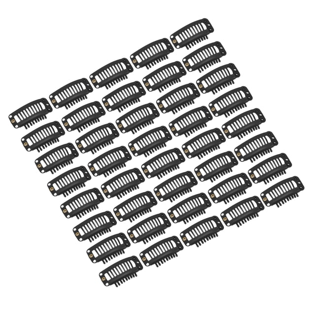Ccdes Snap Comb Wig Clip, 1.3in Stainless Steel Wig Clip Professional Portable 40pcs For Home