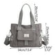 thumbnail image 3 of Bolso de lona de gran capacidad para mujer, bolso de moda, bolso bandolera versátil para mujer, 3 of 3