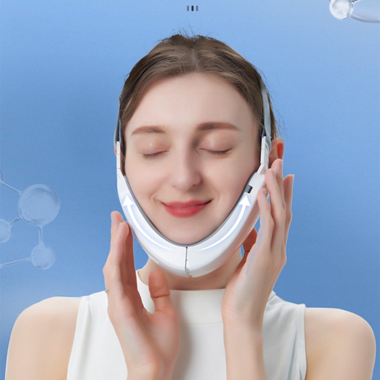 Electric V Face Sticker Tens Massager Thin Facial Muscle Stimulator Slimming