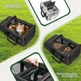 thumbnail image 4 of LitaiL - Portador de viaje para gatos con cajas de arena para 2 gatos, portador de mascotas suave de doble compartimento, transportador de gatos portátil expandible para viajes en coche, hasta 35, 4 of 5