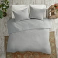 thumbnail image 3 of Home Essence Sula 3 Piece Cotton Solid Duvet Cover Set, 3 of 8