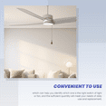 thumbnail image 2 of 4Pcs Ceiling Fan Pull Chain Set,Bulb and Pattern Extension Pendant 12 Inch(Antique Bronze), 2 of 9