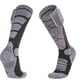 thumbnail image 5 of Calcetines térmicos con calefacción y nanocompuesto para botas, calcetines eléctricos hasta la , calcetines de esquí, tejido elástico mejorado gris, 5 of 8
