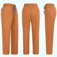 thumbnail image 5 of Stralyhd Scrubs for Women Set Stretch V-Neck Scrub Top & Straight Leg Pant with Multi Pockets for Nurse Workwear Orange L, 5 of 6