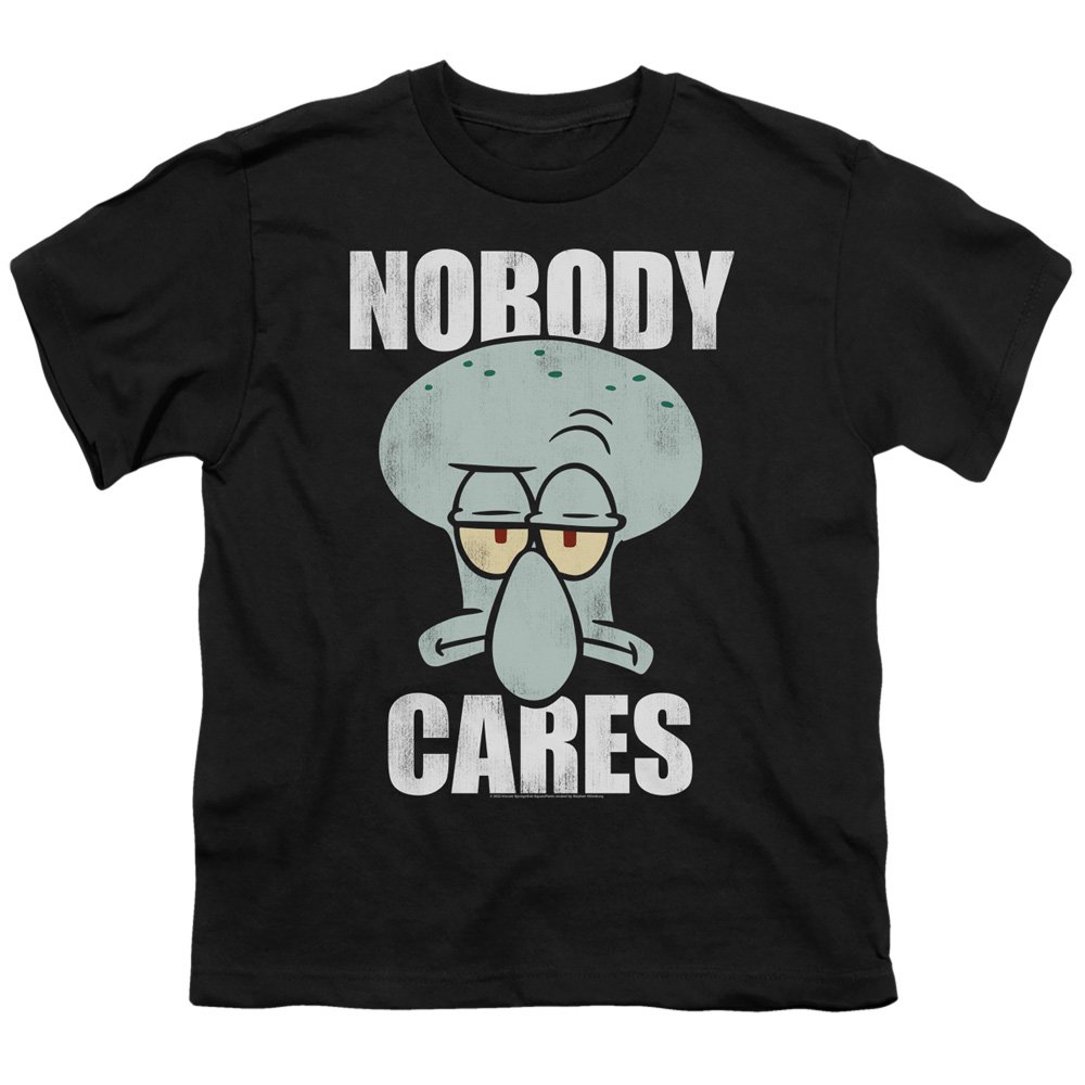 Spongebob Nobody Cares Meme Unisex Youth T Shirt