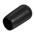 thumbnail image 1 of Uxcell 15pcs Tapas de goma 5/16"(7.5mm) ID Cubierta de tapa redonda negra, 1 of 5