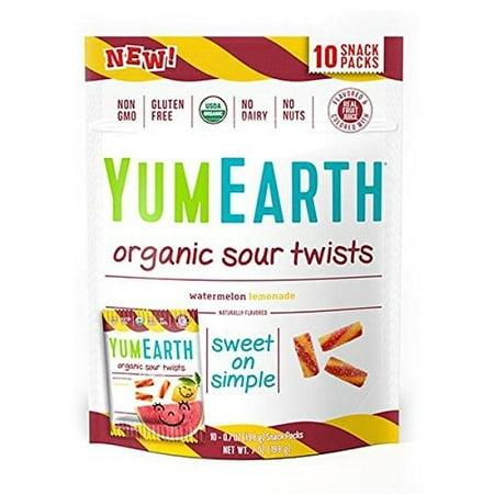 YUMEARTH ORGANIC SOUR TWISTS GUMMIES