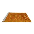 thumbnail image 2 of Ahgly Company Machine Washable Indoor Rectangle Oriental Yellow Traditional Area Rugs, 2' x 5', 2 of 4