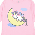 thumbnail image 4 of Inktastic Unicorn Moon Girls Long Sleeve Toddler T-Shirt, 4 of 5