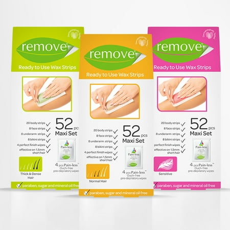 REMOVE™ Ready to Use Wax Strips 52 Pieces